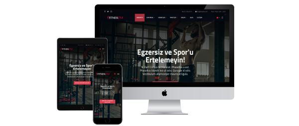 Fitness & Spor Salonu Kurumsal Tema #2