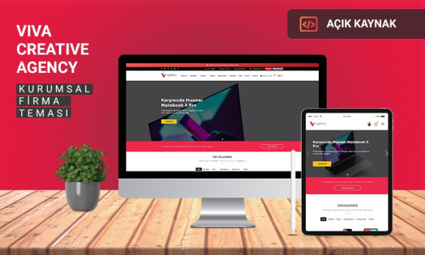 Creative Agency Kurumsal Ürün Satış Teması AÇIK KAYNAK