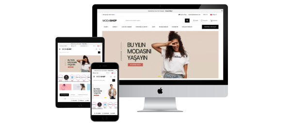 Giyim & Moda E-Ticaret Konsepti #1